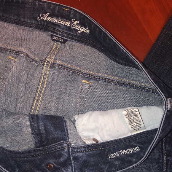 American eagle distressed  boot cut stretch size 12 - Picture 3 of 5